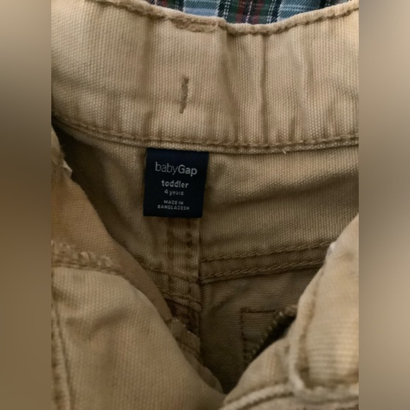 Great Holiday Outfit, Boys 4T button down plaid shirt and tan Jeans. - Picture 12 of 12